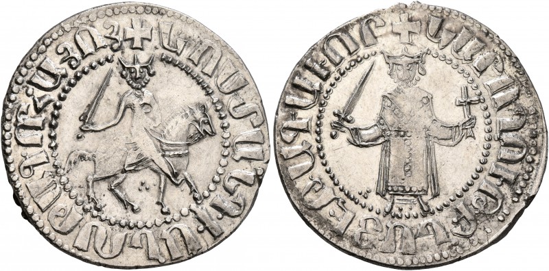 ARMENIA, Cilician Armenia. Royal. Gosdantin I , 1298-1299. Double Tram (Silver, ...