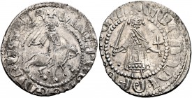 ARMENIA, Cilician Armenia. Royal. Gosdantin I , 1298-1299. Tram (Silver, 22 mm, 2.83 g, 11 h), Sis. +ԿՈՍՏԱՆԴԻԱՆ ՈՍ ԹԱ ԳՈՐ ՀԱՅ ('Gosdantin King of the ...
