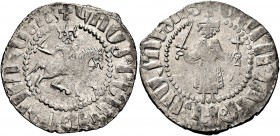 ARMENIA, Cilician Armenia. Royal. Gosdantin I , 1298-1299. Tram (Silver, 22 mm, 2.83 g, 1 h), Sis. +ԿՈՍՏԸՆԴԻՆ ԹԱԳԱԻՈՐ ՀԱՅՈՑ ('Gosdantin King of the Ar...