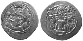SASANIAN KINGS, Valkash, 484-488 AD. AR Drachm.