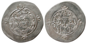 SASANIAN KINGS, Kavad II. 628 AD. AR Drachm. Susa mint.Year 2.