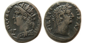 EGYPT, Alexandria. Nero. 54-68 AD. Billon Tetradrachm. Rare.