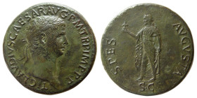 ROMAN EMPIRE, Claudius, 41-54 AD. AE Sestertius.