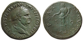 ROMAN EMPIRE, Vespasian, AD. 69-79. AE Sestertius.