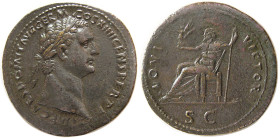 ROMAN EMPIRE, Domitian, 81-96 AD. AE Sestertius.