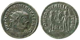 ROMAN EMPIRE, Maximinaus, 286-305 AD. AE Follis.