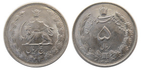 PERSIA, Pahlavi Dynasty. 1340 H. (1961) AR 5 Rials