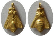PHOENICIA, Circa 500 BC. Early Phoenician gold Bee pendent