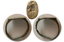 PARTHIAN EMPIRE, Ca. 2nd.Century AD. Small Bronze sreal ring.