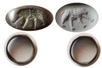 ROMAN EMPIRE. Circa 3rd-4th Century AD. Bronze Seal Ring