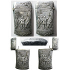 ANTIQUE Circa late 1800s. Early American Silver Matchbox.