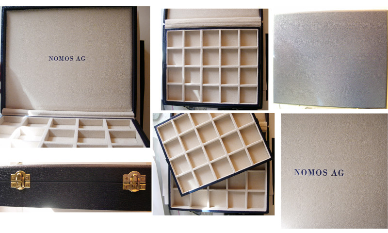 NOMOS AG. Brand New Coin Case. Measurement (235 mm x 195 mm x 50 mm). Custom mad...