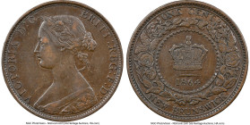 New Brunswick. Victoria Cent 1864 AU53 Brown NGC, London mint, KM6. HID09801242017 © 2022 Heritage Auctions | All Rights Reserved