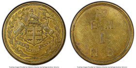 Hudson's Bay Company 1 "NB" Made-Beaver Token ND (c. 1857) MS61 PCGS, BR-926. The Hudson's Bay Company tokens were only struck about 1857, and recalle...