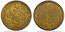 Hudson's Bay Company 1/2 "NB" Made-Beaver Token ND (c. 1857) AU58 PCGS, BR-927. The Hudson's Bay Company tokens were only struck about 1857, and recal...