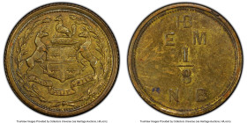 Hudson's Bay Company 1/8 "NB" Made-Beaver Token ND (c. 1857) MS62 PCGS, BR-929. The Hudson's Bay Company tokens were only struck about 1857, and recal...
