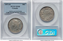 Victoria 50 Cents 1872-H XF40 PCGS, Heaton mint, KM6. HID09801242017 © 2022 Heritage Auctions | All Rights Reserved