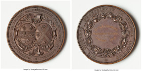 "Protestant Board of School Commissioners for the City of Montreal" Medal 1912 UNC, 57mm. 90.72gm. By Allan Wyon. Awarded to Otto Klineberg of the Abe...