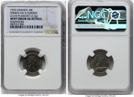 Elizabeth II Mint Error 10 Cents AU Details (Scratches) 1973 NGC, Royal Canadian mint, KM77.1. 2.3gm. Mint Error with the muted surfaces admitting hai...
