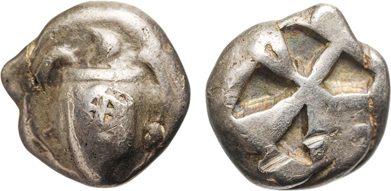 MONETE GRECHE. EGINA (CIRCA 550-450 A.C.). STATERE


Argento, 11,85gr, 19mm. ...