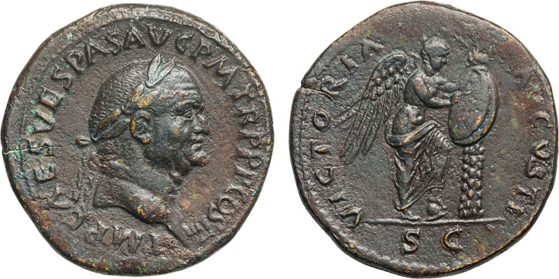 MONETE ROMANE IMPERIALI. VESPASIANO (69-79). SESTERZIO

Ae, 26,41gr, 33mm. Mig...