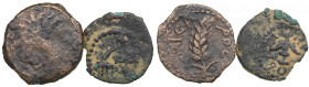 Judaea AE Prutah - Augustus/Coponius 6 AD & Herod I BC 21-12 (2)
Various condition. Hendin 1328/1188.