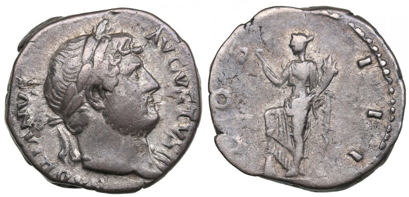 Roman Empire AR Denarius - Hadrian (AD 125-128)
3.33g. 17mm. VF/VF. Some luster....