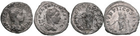 Lot of Roman Empire AR Denarius (AD 219-222) (2)
Various condition. Sold as seen, no return.Elagabalus (219 AD). 2.32g. 20mm. RIC 24.Julia Soaemias (2...