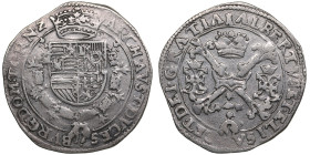 Belgium, Tournai ¼ Patagon ND - Albert VII (1598-1621) Isabella Clara Eugenia (1598-1621)
6.72g. VF/VF.
