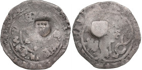 Bohemia AR Prague Grosch ND (1415-1419) - Wenceslaus IV (1378-1419)
2.58g. F/F. Frynas B.29.3; Krusy A 4.16. Lithuanian countermark.