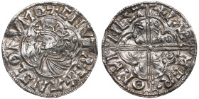 England, Winchester AR Penny - Cnut (1016-1035)
1.12g. VF/VF. Crack. S 1157, N 781.
