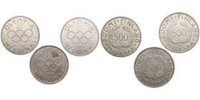Finland 500 Markkaa 1952 - Olympic Games (3)
Various condition.
