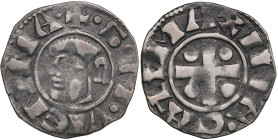 France, Vienne AR Denier - Anonymous (1200-1240)
1.06g. VF/VF-. Boudeau 1045; Duplessy Feodales 2383.