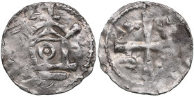 Germany Denar - Otto III (996-1002)
0.82g. F/F.