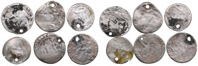 Group of coins: Germany Pfennig (6)
Various condition. With holes. Sold as seen, no return.