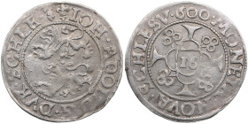 Germany, Schleswig-Holstein 1/16 Taler (Doppelschilling) 1600 - Johann Adolf (1590-1616)
2.39g. XF-/XF+. Mint luster.