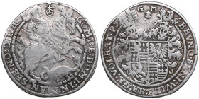 Germany, Mansfeld-Bornstedt 1 Thaler 1609
28.19g. F/F. Ex Jewelry. Sold as seen, no return or guarantee.