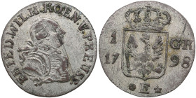 Germany, Prussia 1 Groschen 1798 E - Friedrich Wilhelm III (1797-1840)
0.81g. XF/AU. 