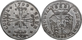Switzerland, Neuchâtel ½ Batzen 1799 - Frederick William III of Prussia (1797-1806, 1814-1840)
1.94g. XF/XF.