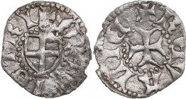Reval Lübische (Pfennig) ND - Wennemar von Brüggenei (1389-1401)
0.31g. XF/AU. Haljak 47 5R. Very rare!