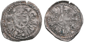 Reval Pfennig Ca, 1430-1465?
0.42g. VF/VF. Haljak 76.