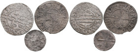 Lot of coins: Riga, Reval (3)
Various condition. Riga Schilling 1547 Haljak 316, Reval Schilling 1539 Haljak 145a, Reval Pfennig (1523-1534) Haljak 12...