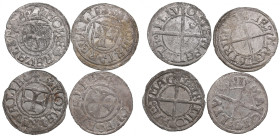 Small lot of Reval Schilling (4)
Various condition. 1539, 1542 (3). Mint luster. 
