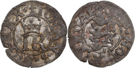 Reval, Sweden Schilling ND - Johan III (1568-1592)
1.01g. VF/VF. Haljak 1214 R. Rare.