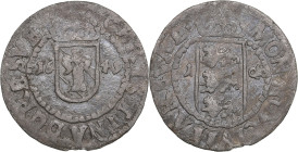 Reval, Sweden 1 Öre 1649 - Christina (1632-1654)
1.07g. VF/VF. Haljak 1285.