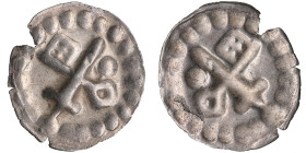 Dorpat Bracteate 13th-14th Century
0.12g. VF. Haljak 468.