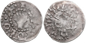 Dorpat Pfennig ND - Bartholomäus Savijerwe (1441-1459)
0.37g. VF/VF. Haljak 550.