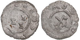 Dorpat Pfennig ND - Johannes VI Bey (1528-1543)
0.34g. XF/XF. Mint luster. Haljak 638 var.