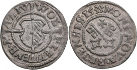 Riga Schilling 1533 - Wolter von Plettenberg (1494-1535)
0.98g. XF/XF. Haljak 266.