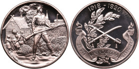 Estonia Souvenir Medal - War of Independence 1918-1920
32.65g. 39mm. Prooflike.